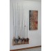 FixtureDisplays® Fishing Rod Rack, 10 Rod 1040204